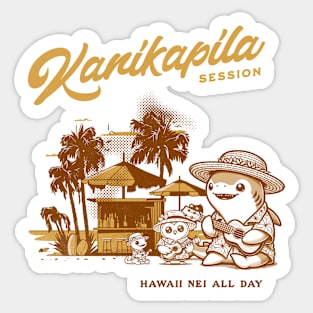 Aumakua Kanikapila Session by Hawaii Nei All Day Sticker